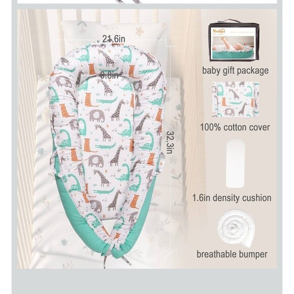 Viviland Baby Lounger Snuggle Me Lounger Fits 0-24 Months Newborn,Infant Babies - Picture 1 of 5